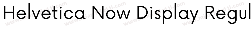 Helvetica Now Display Regular字体转换